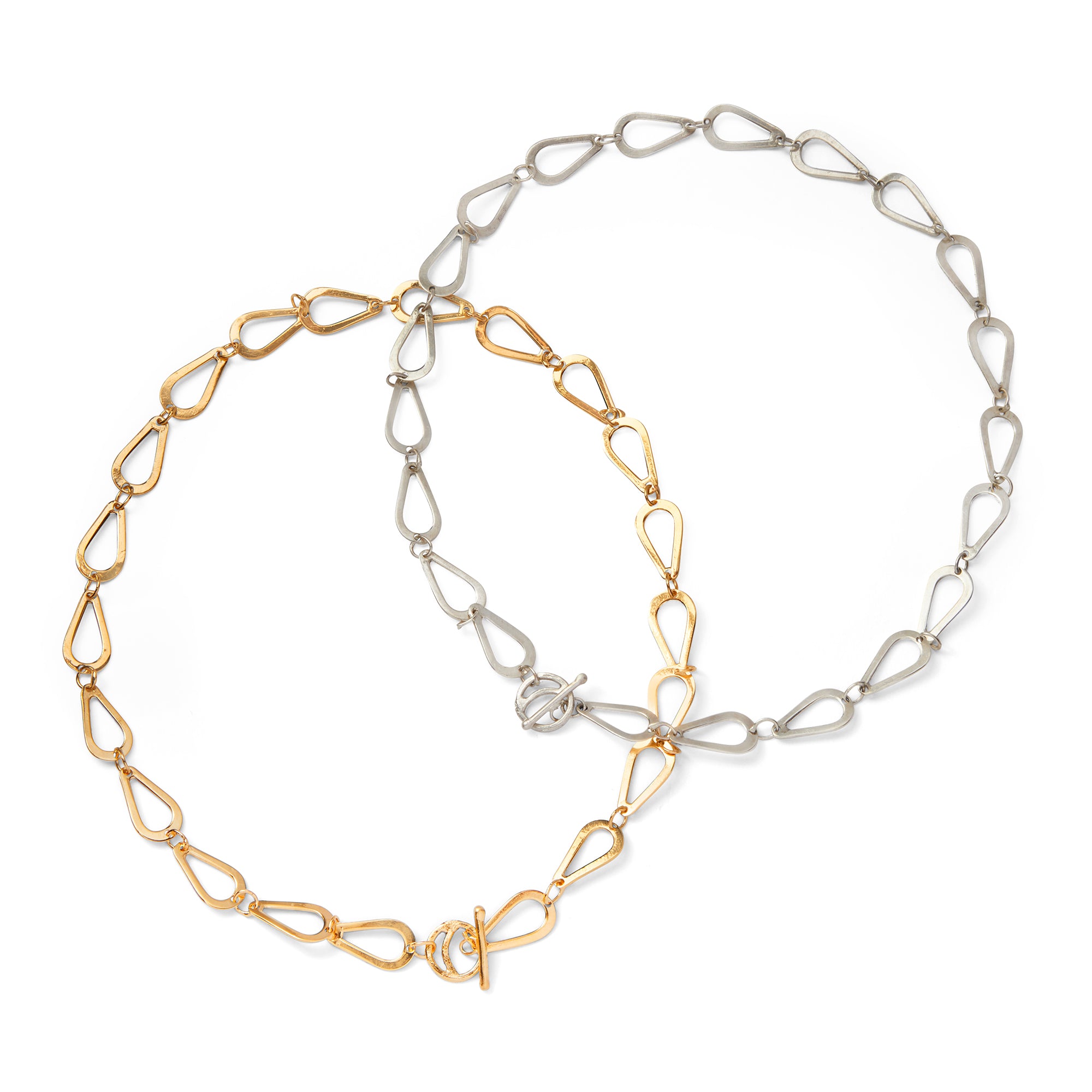 Open Petal Link Necklace - Cynthia Jones Jewelry