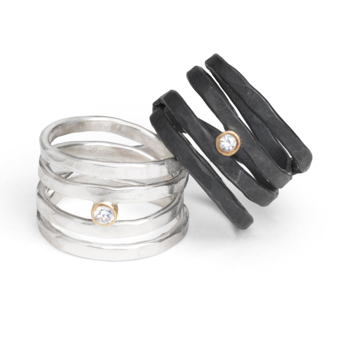 North Star Ring with Diamond
