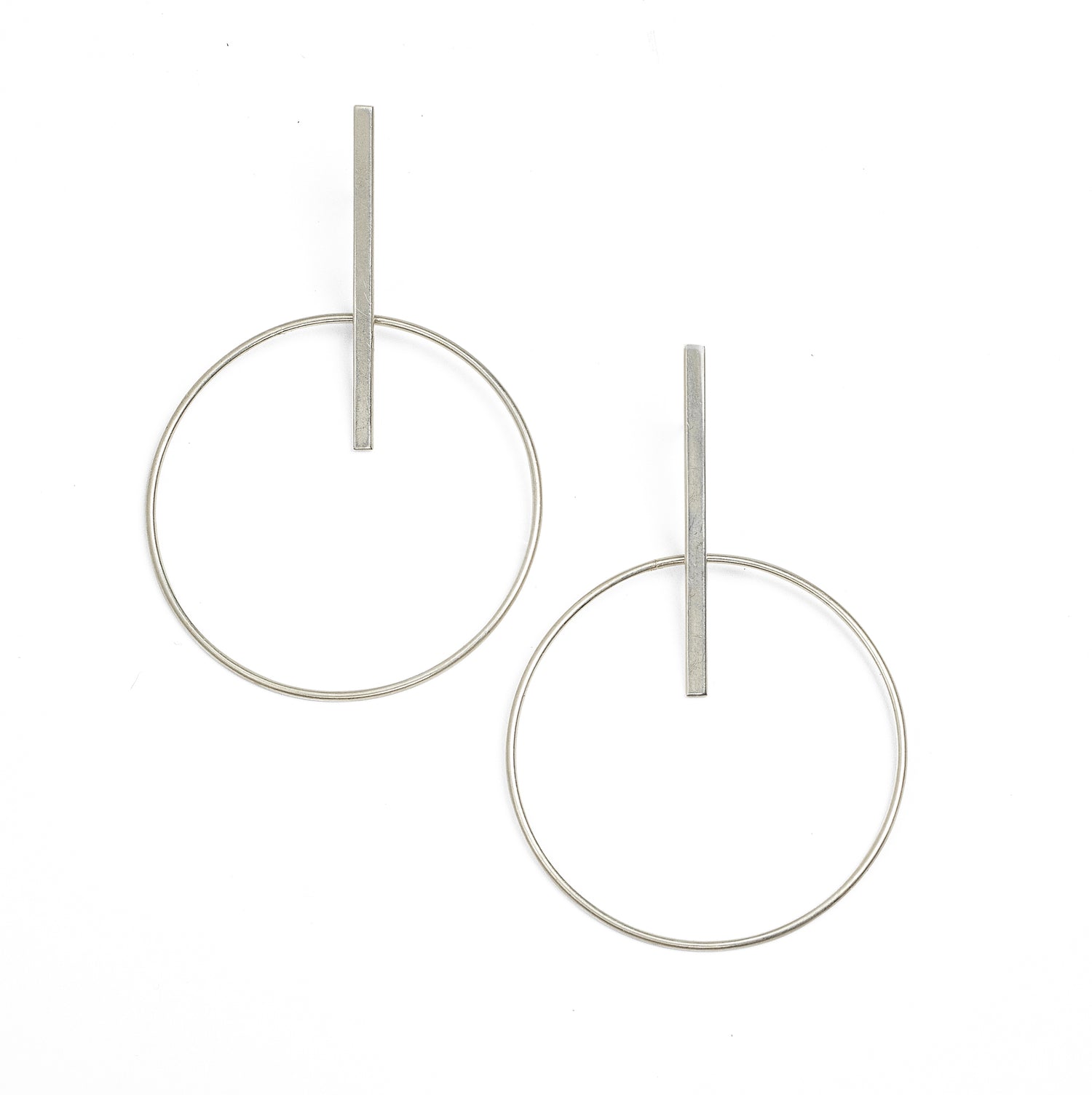 Large Clock Earrings