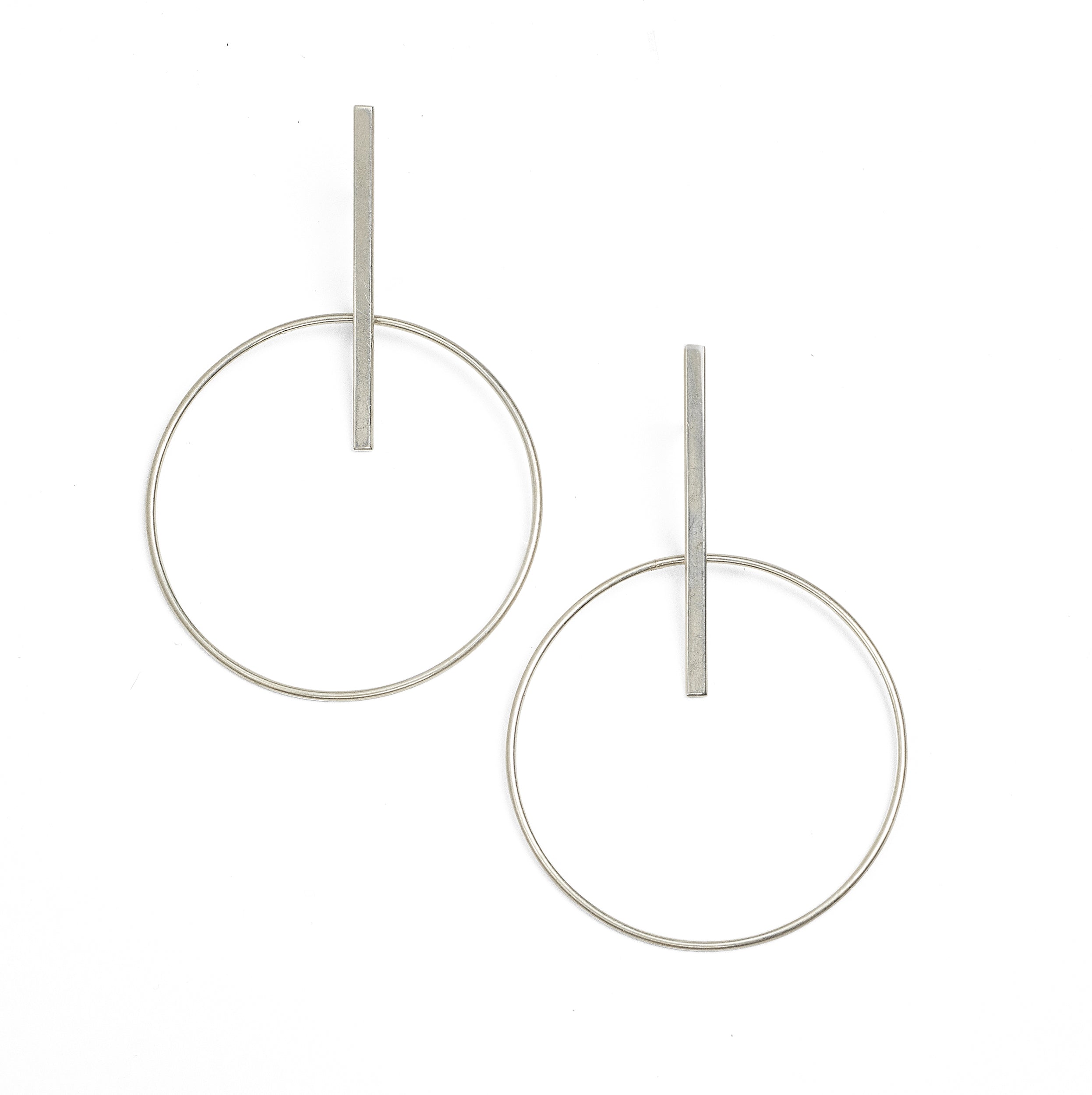 Large Clock Earrings