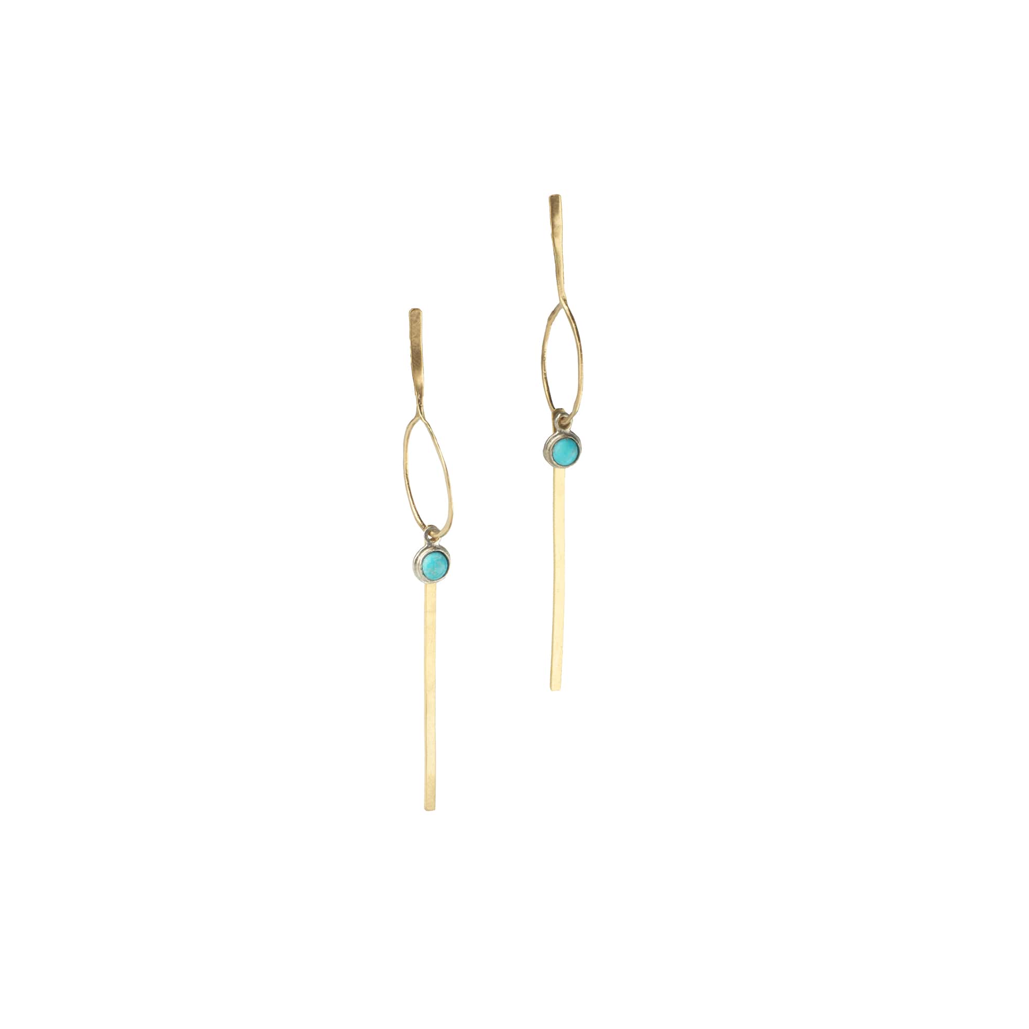 Cyllene Turquoise Dangling Earrings