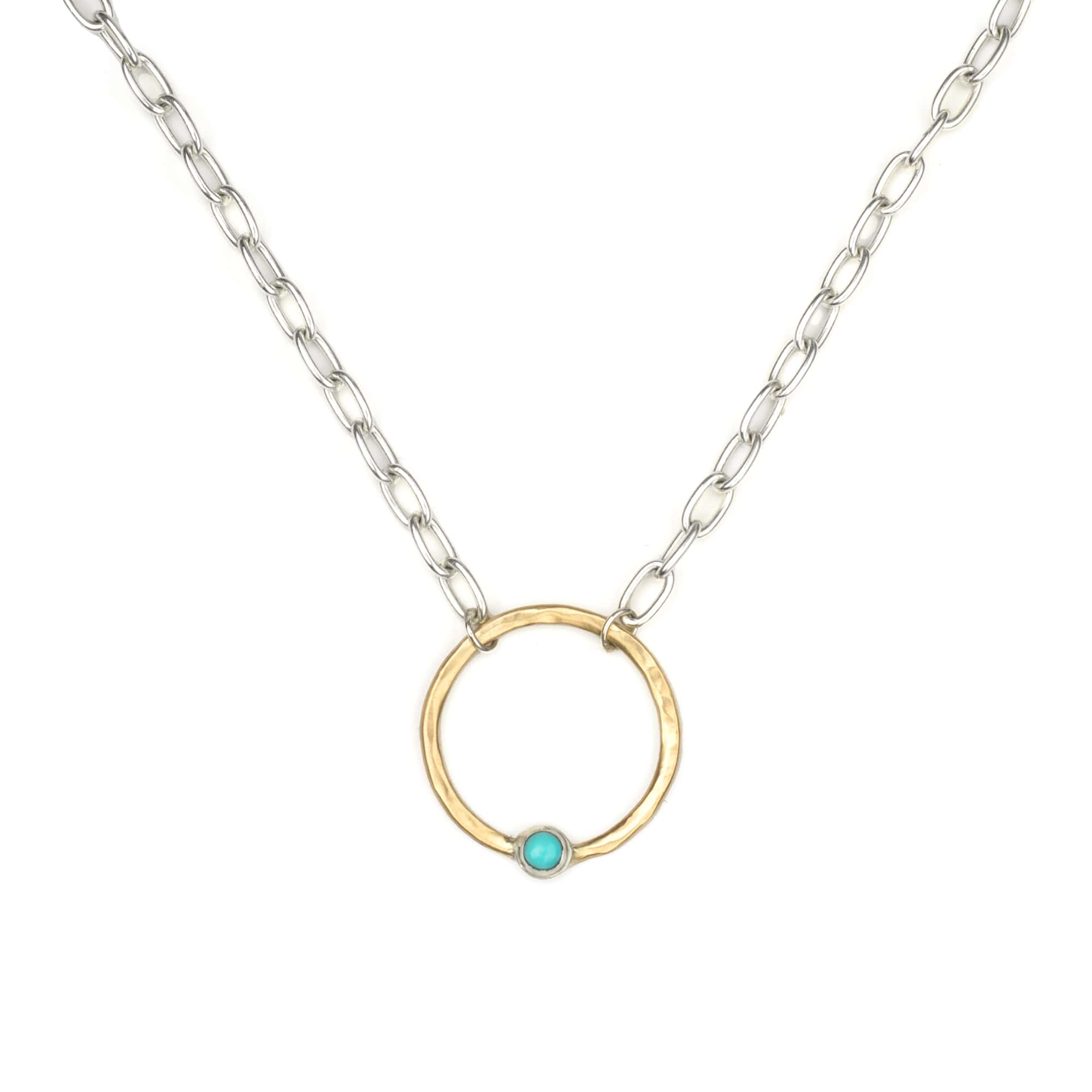 Fifth Star Circle Necklace