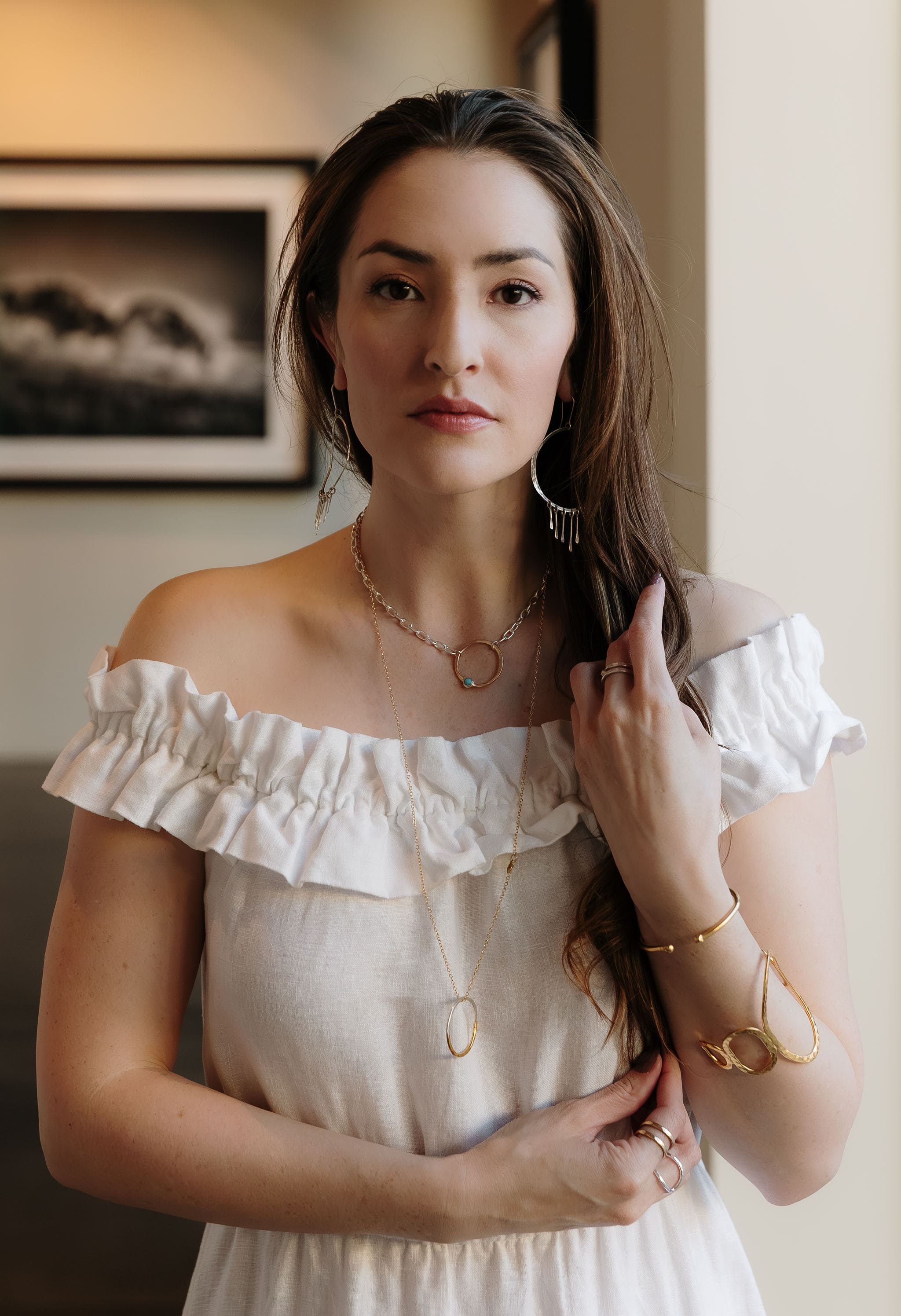 Fifth Star Circle Necklace