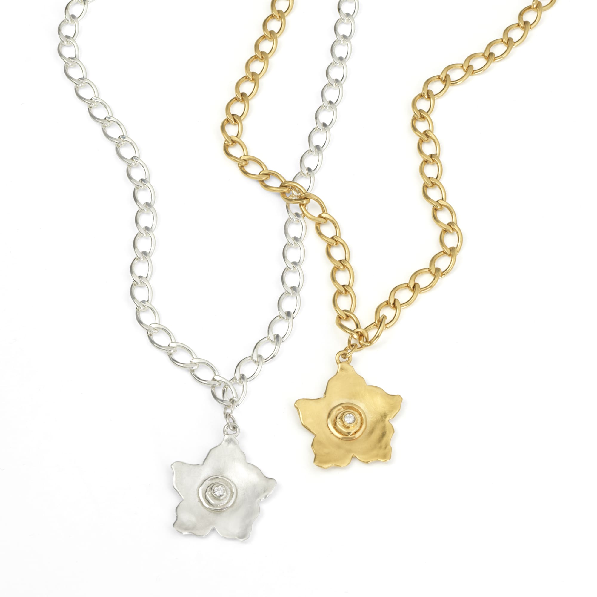 Desert Bloom Pendant Necklace with Diamond