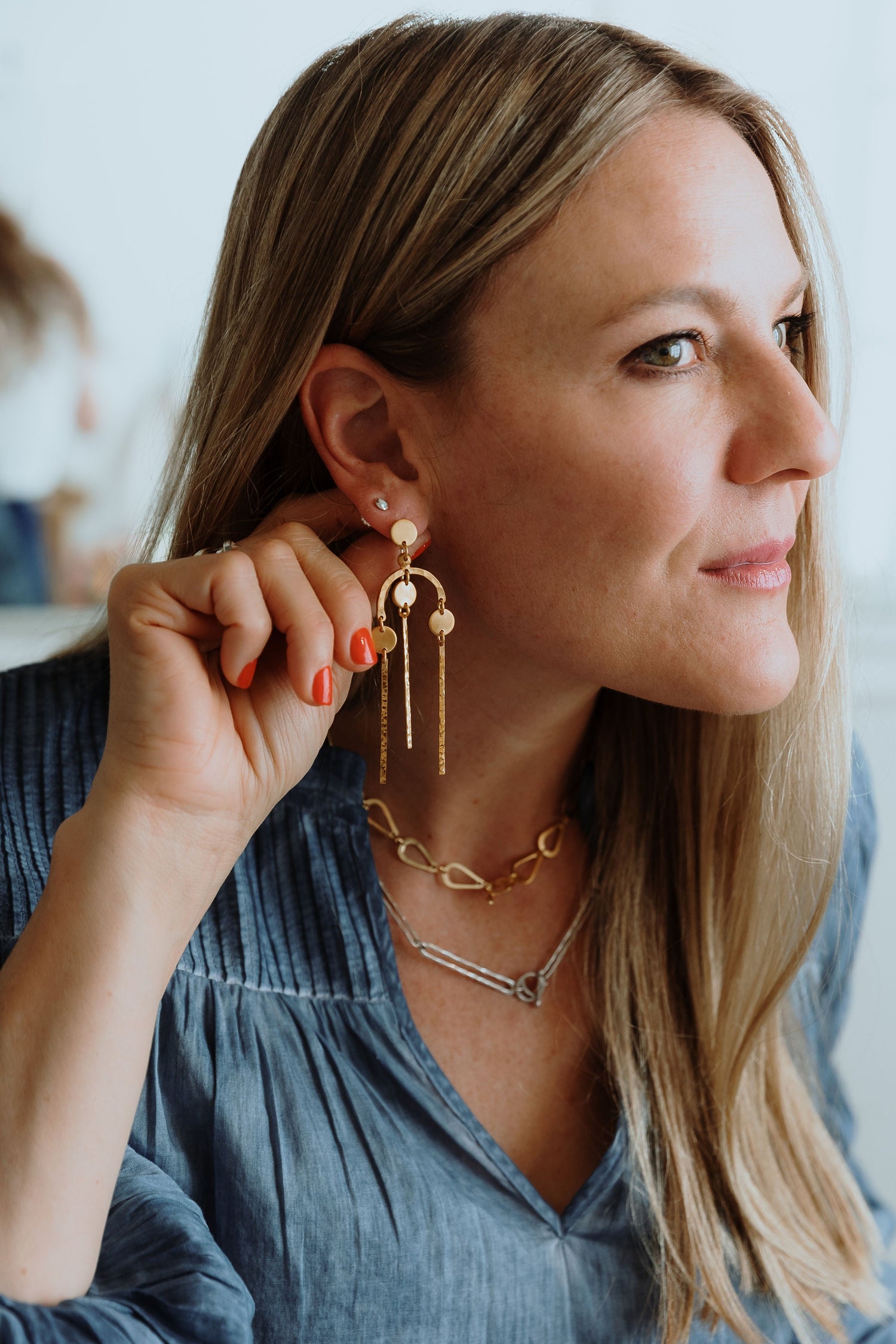 Handmade Gold Earrings