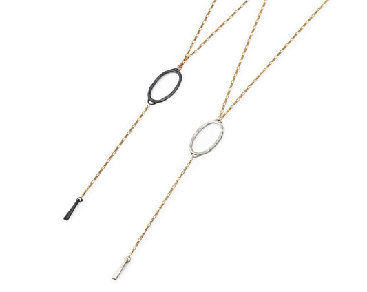 Timeless Oval Lariat