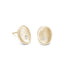 Oval Studs with Diamonds - Cynthia Jones Jewelry