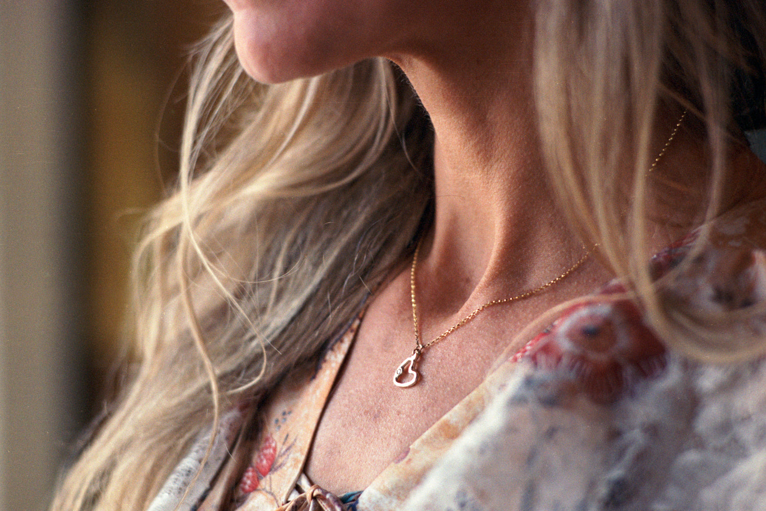 Mini Open Heart Necklace