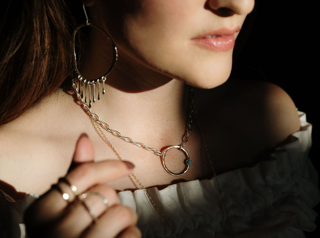 Fifth Star Circle Necklace
