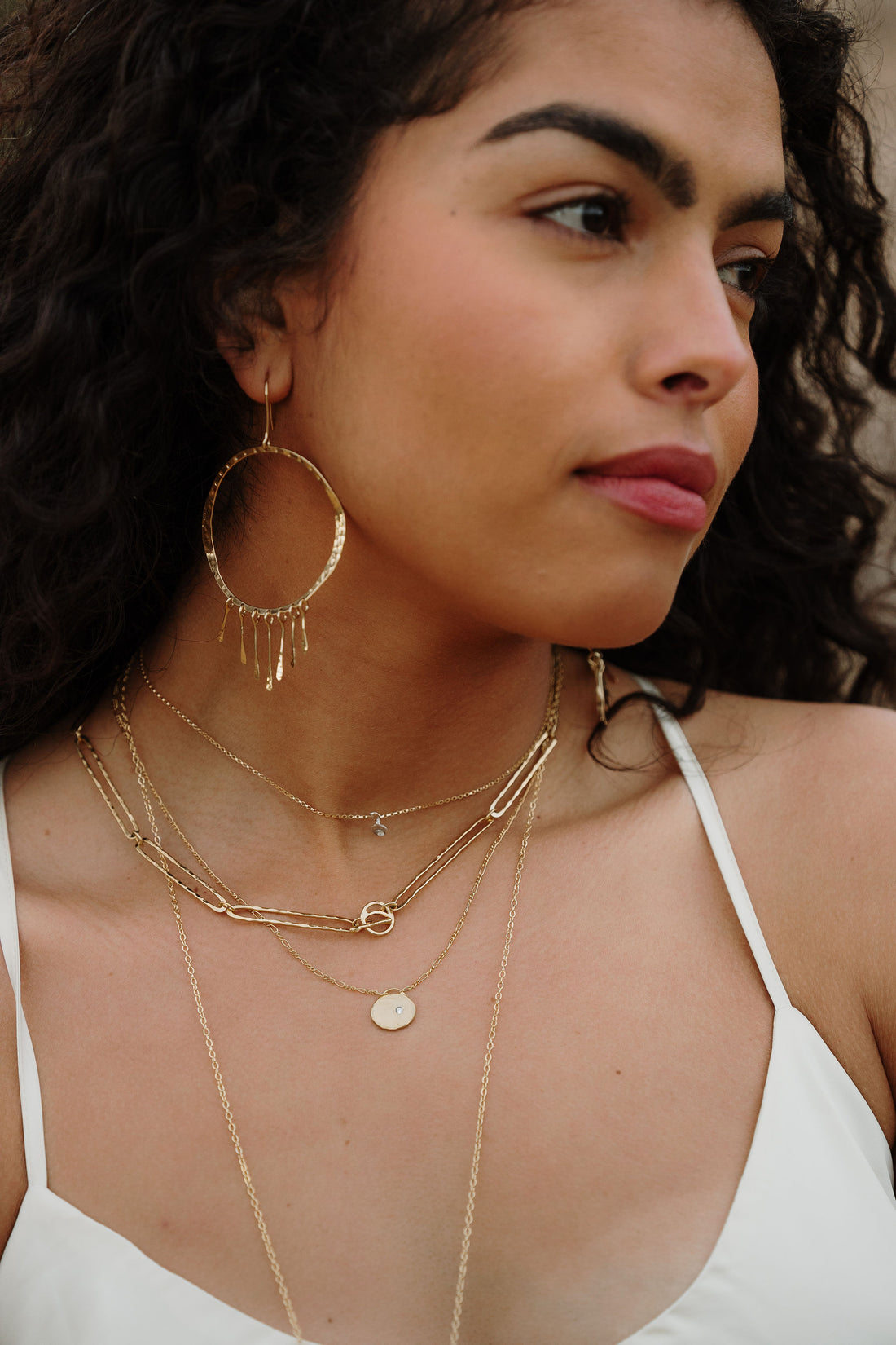 Dreamscape Dangling Hoops - Cynthia Jones Jewelry