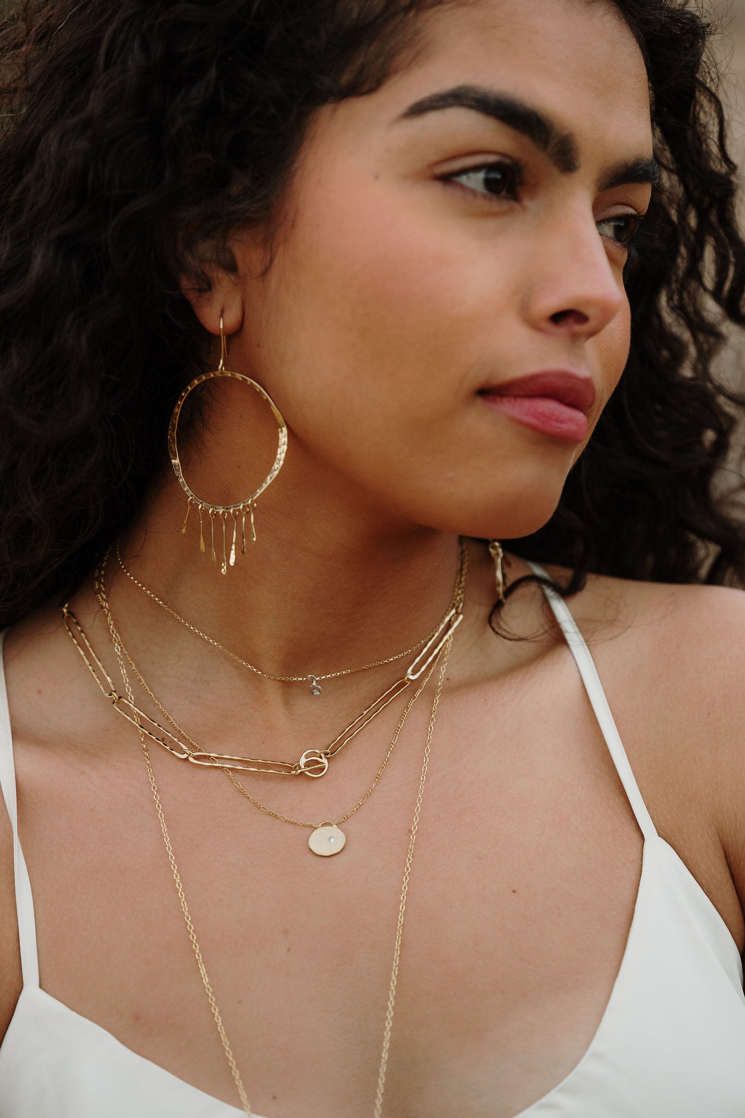 Dreamscape Dangling Hoops - Cynthia Jones Jewelry