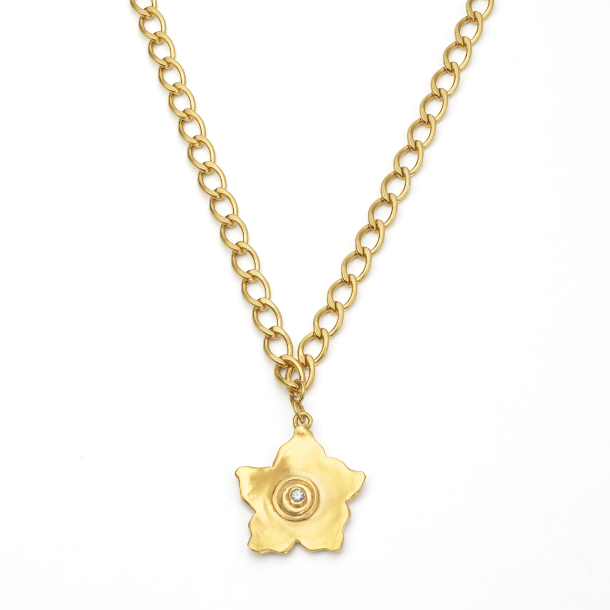 Desert Bloom Pendant Necklace with Diamond