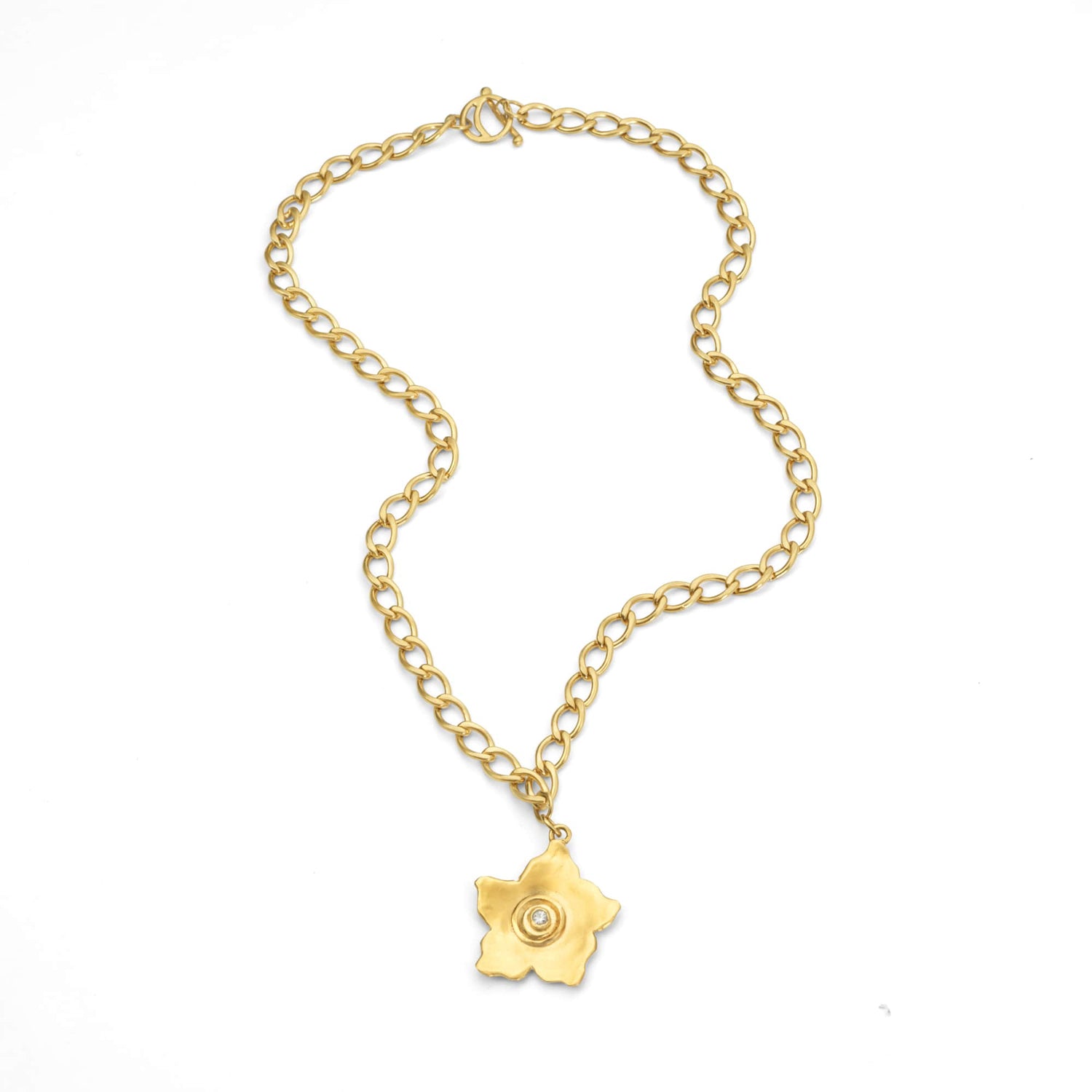 Desert Bloom Pendant Necklace with Diamond