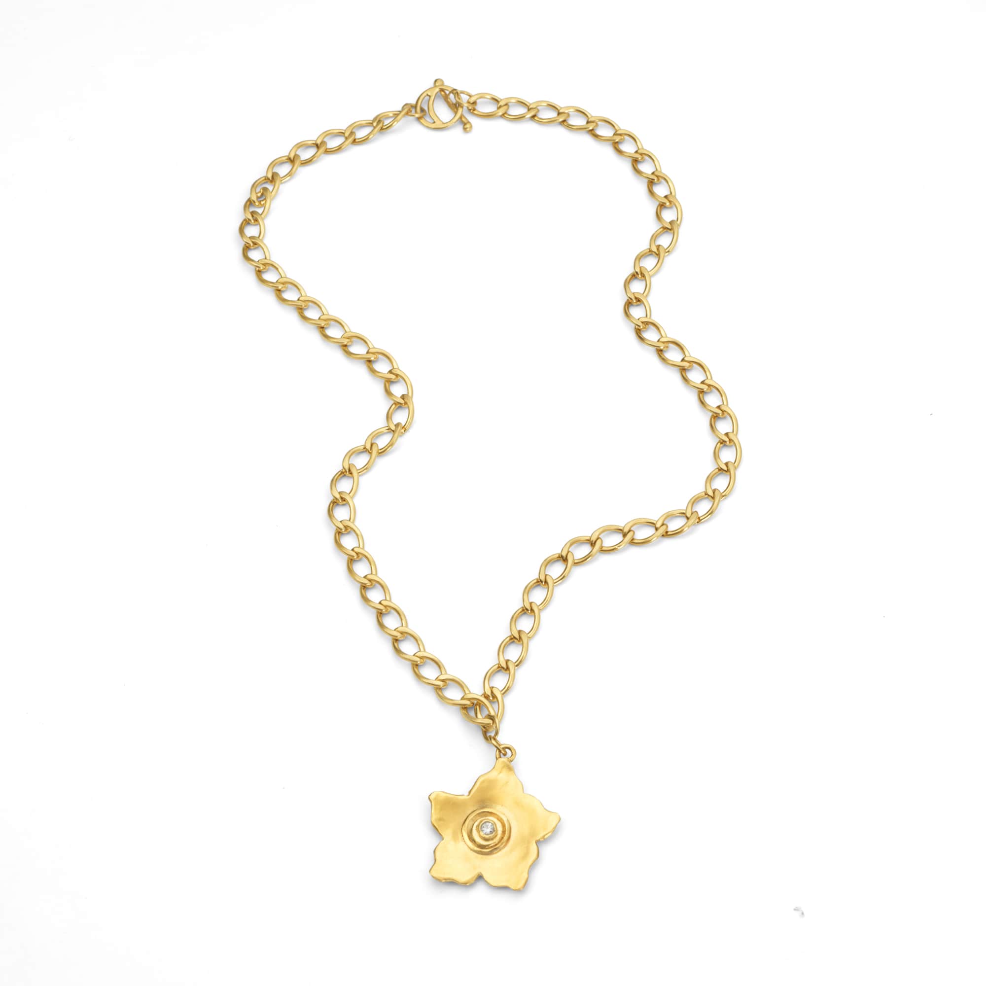 Desert Bloom Pendant Necklace with Diamond