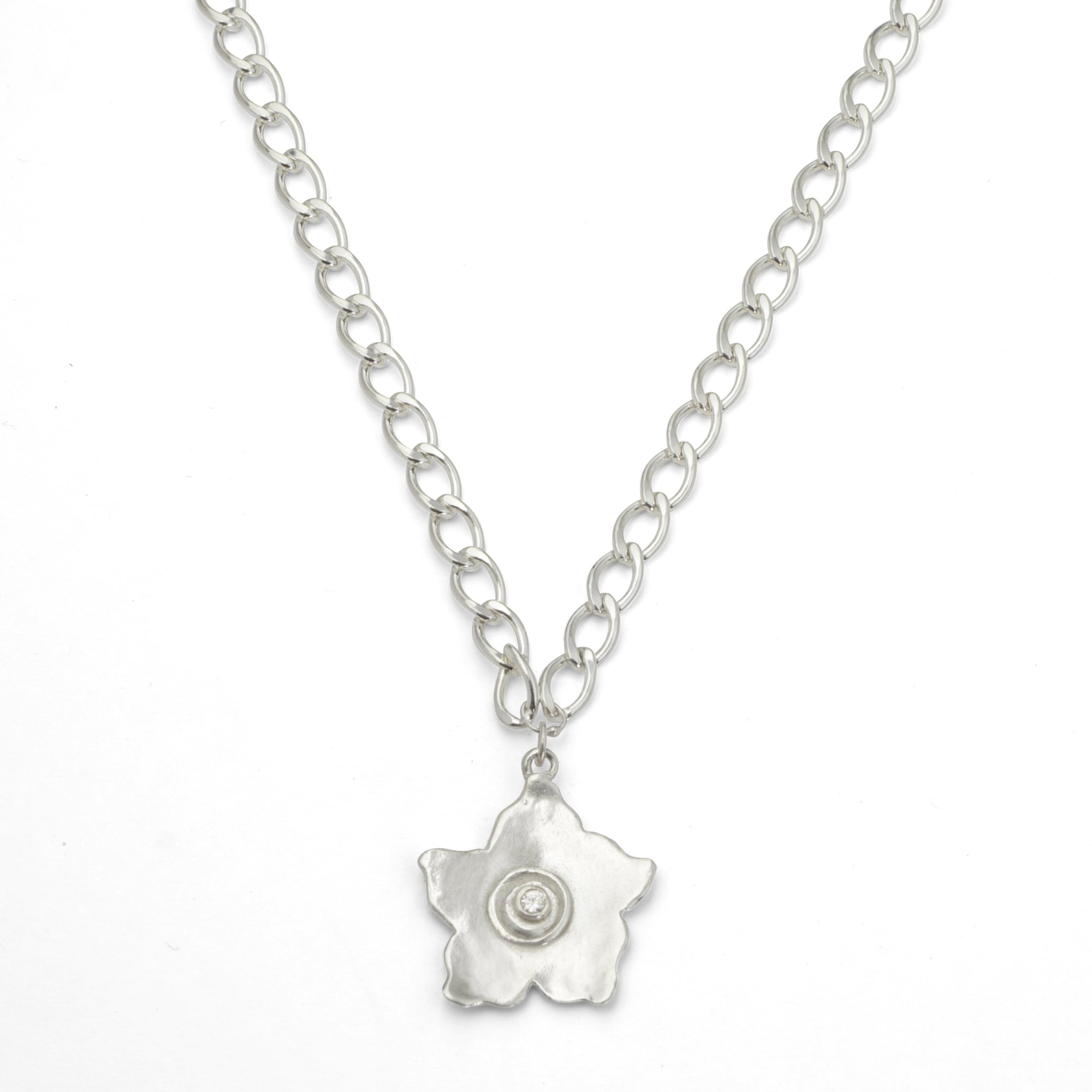 Desert Bloom Pendant Necklace with Diamond