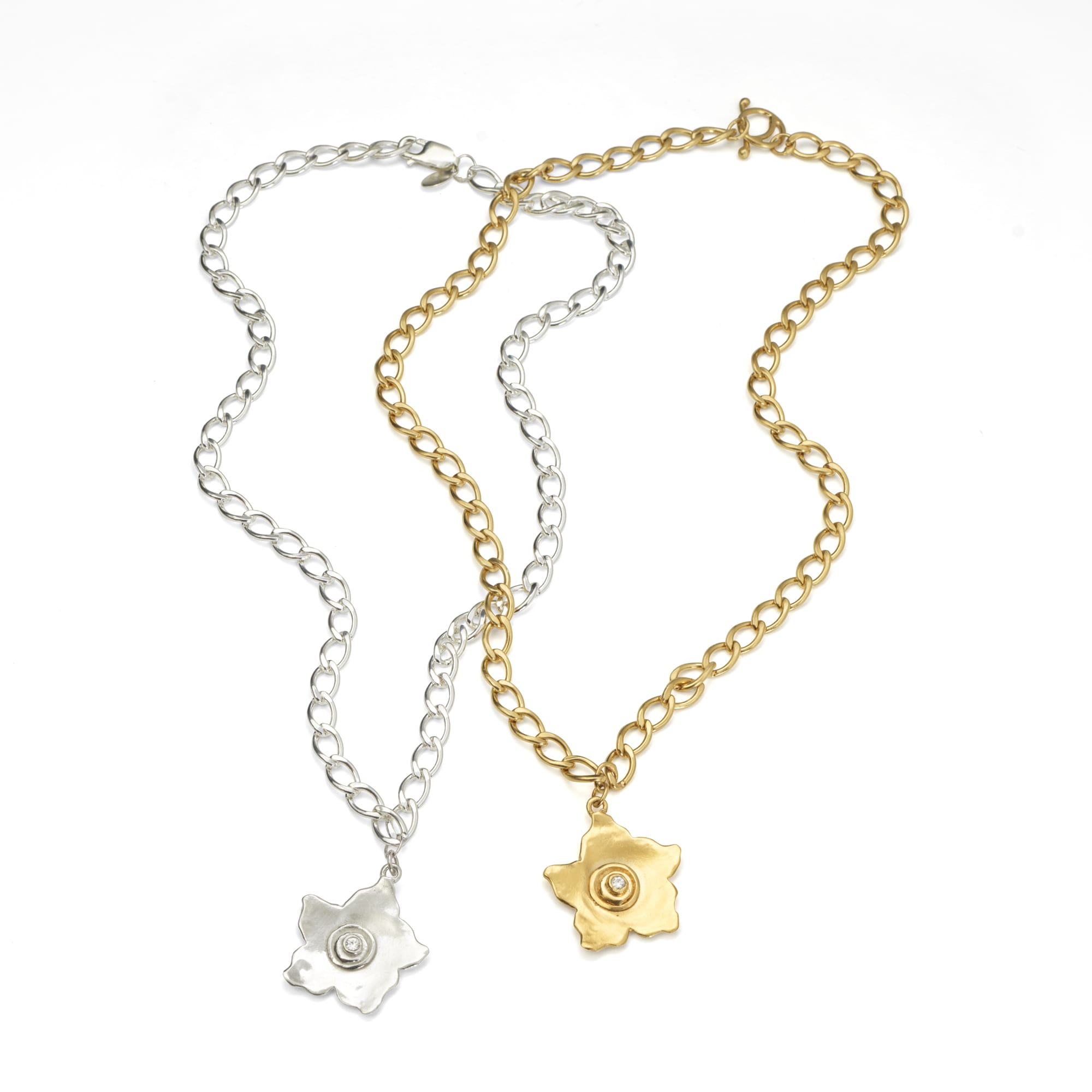 Desert Bloom Pendant Necklace with Diamond