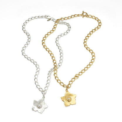 Desert Bloom Pendant Necklace with Diamond