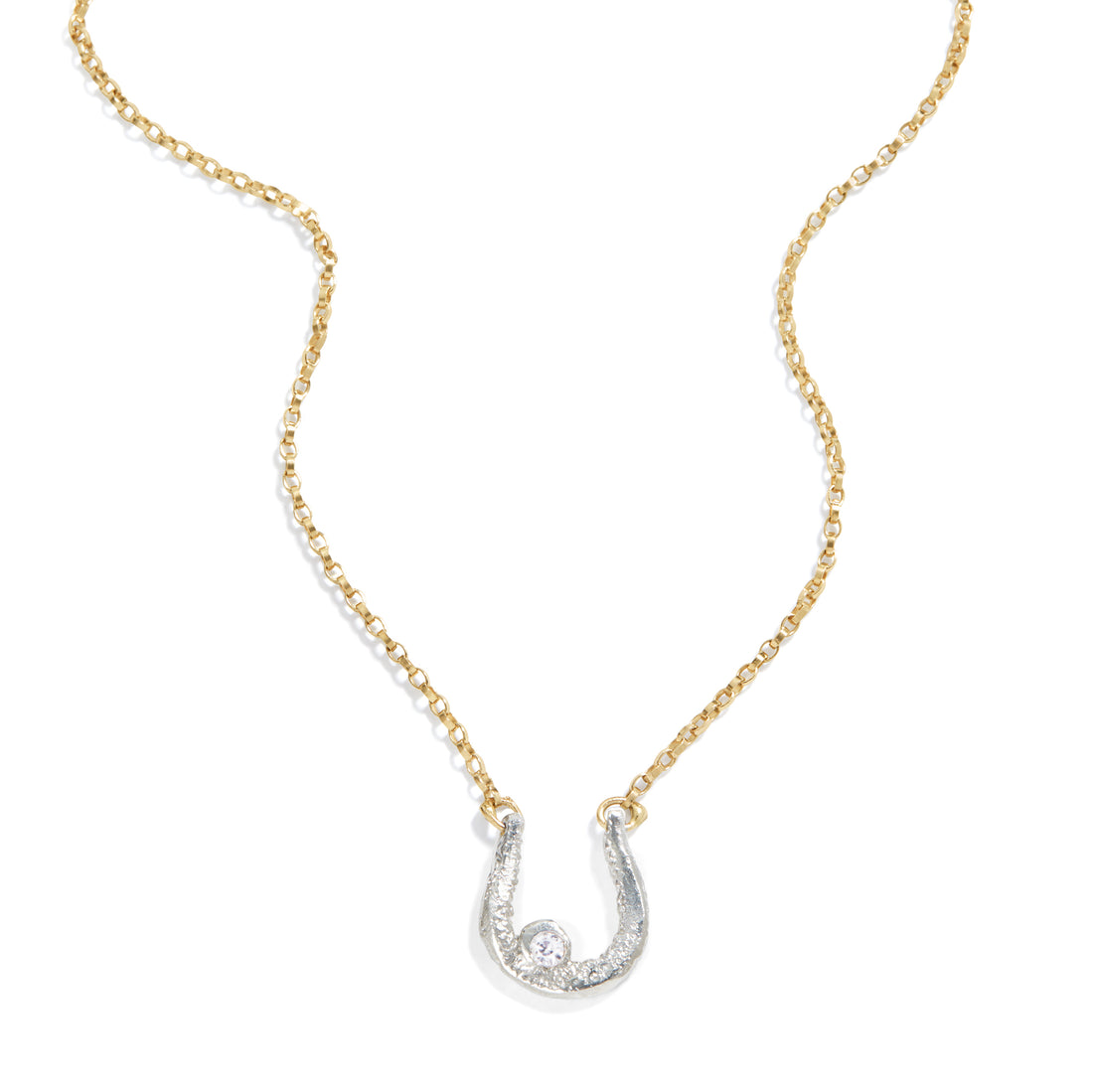 Lucky Horseshoe Necklace - Cynthia Jones Jewelry