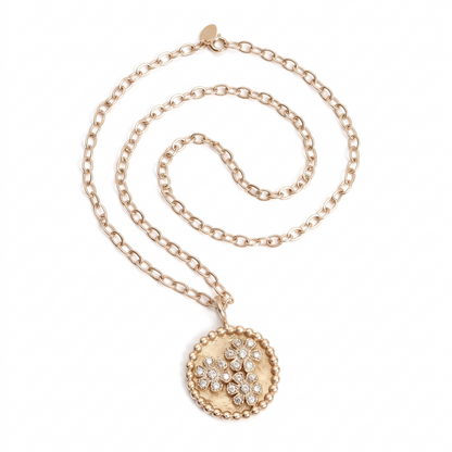 The Sunflower Medallion Necklace