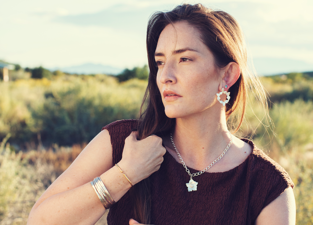 Jupiter Turquoise Studs with Diamonds