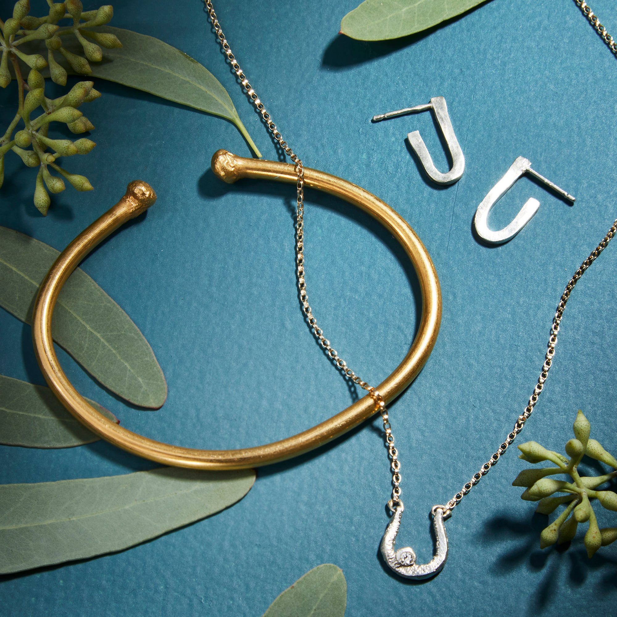 Lucky Horseshoe Necklace - Cynthia Jones Jewelry