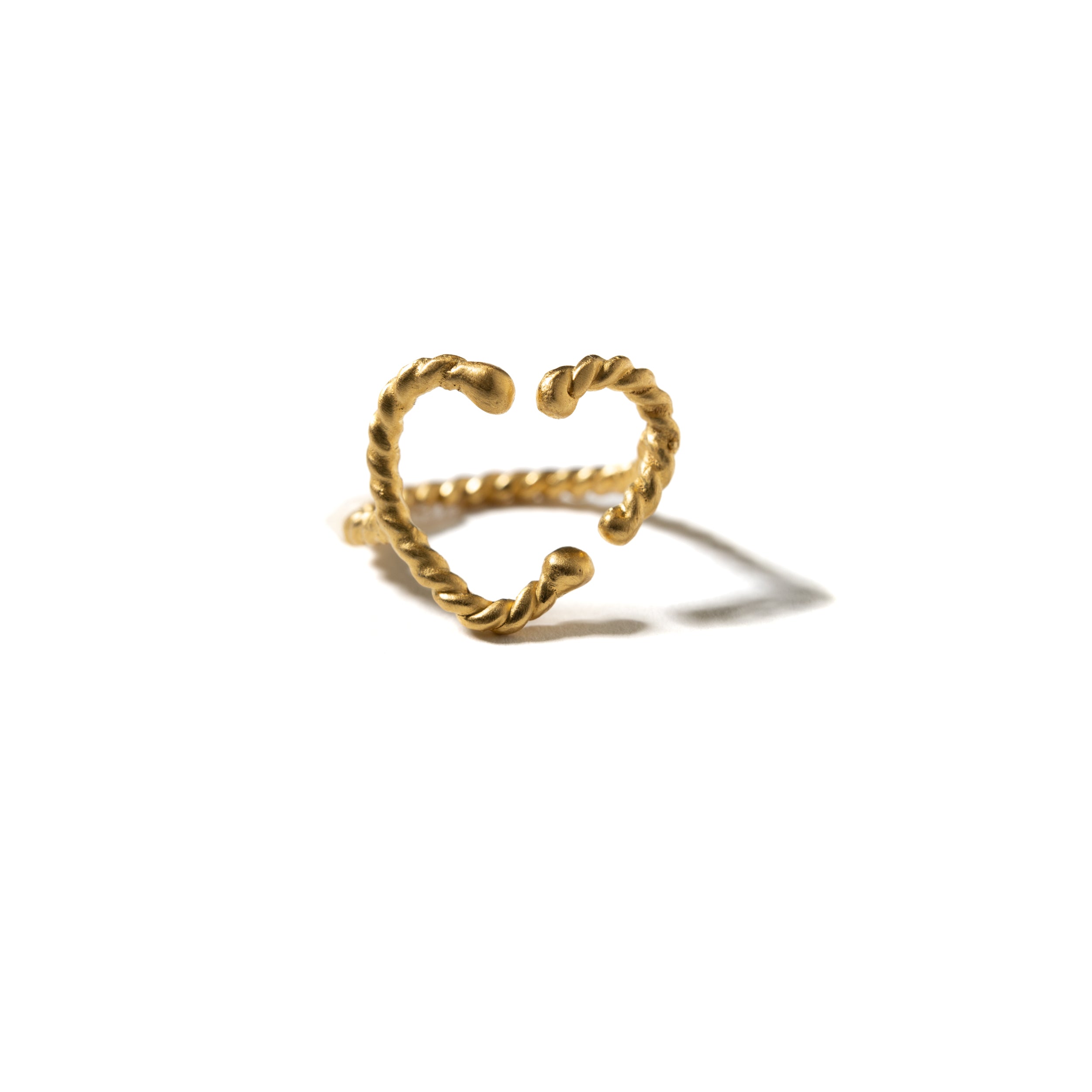 Braided Heart Ring