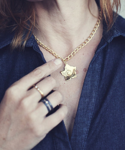 Desert Bloom Pendant Necklace with Diamond