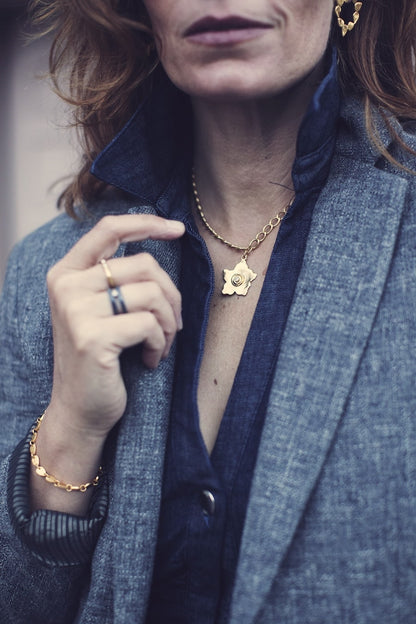 Desert Bloom Pendant Necklace with Diamond