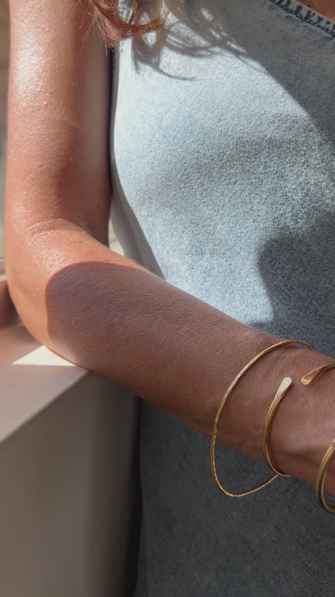 Gold Balled Cuff