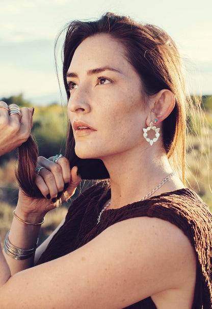 Rose Dune Statement Studs