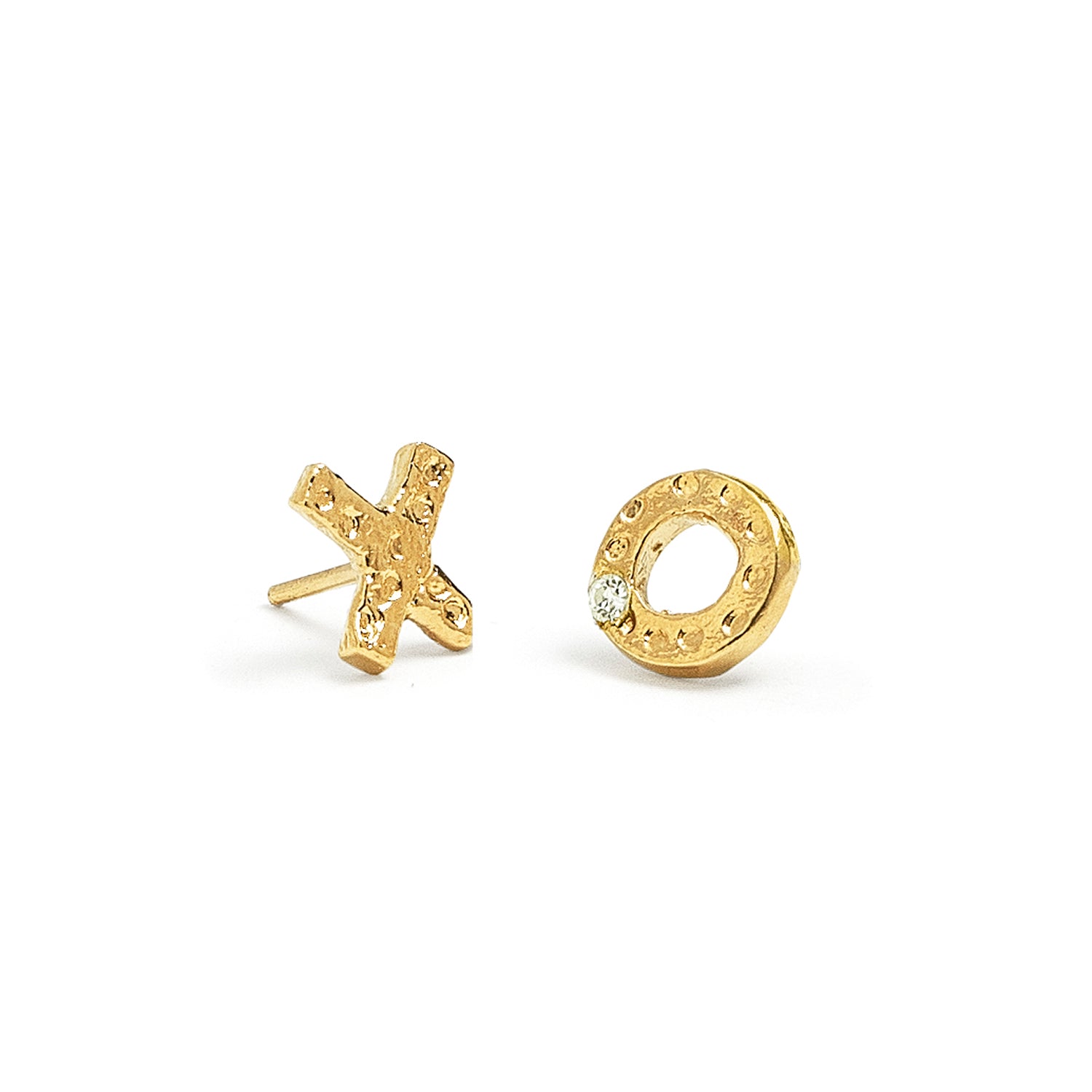 X and O Stud Earring - Cynthia Jones Jewelry