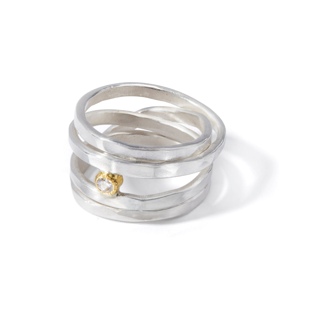 Diamond Saturn Ring - Cynthia Jones Jewelry