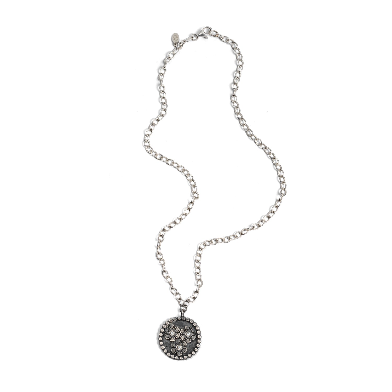 The Sunflower Medallion Necklace - Cynthia Jones Jewelry