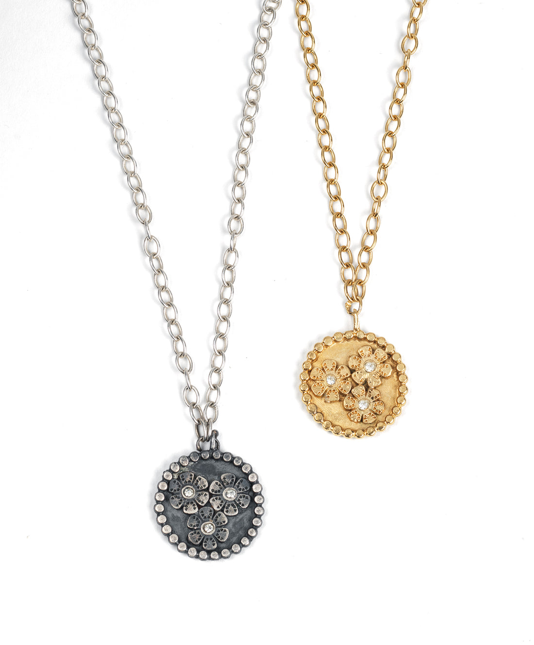 The Sunflower Medallion Necklace - Cynthia Jones Jewelry