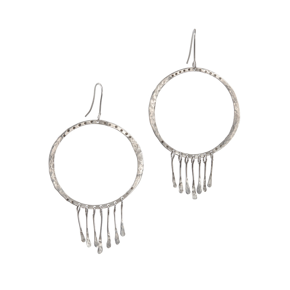 Dreamscape Dangling Hoops - Cynthia Jones Jewelry