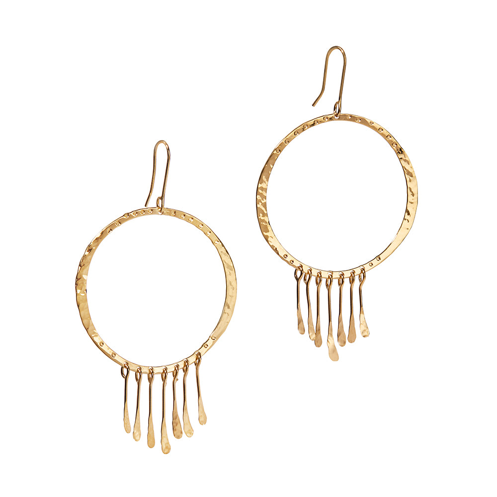 Dreamscape Dangling Hoops - Cynthia Jones Jewelry